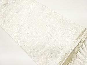 蝶尽くしに亀甲模様織出し袋帯